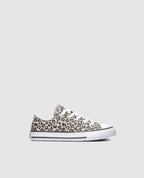 girls leopard print converse
