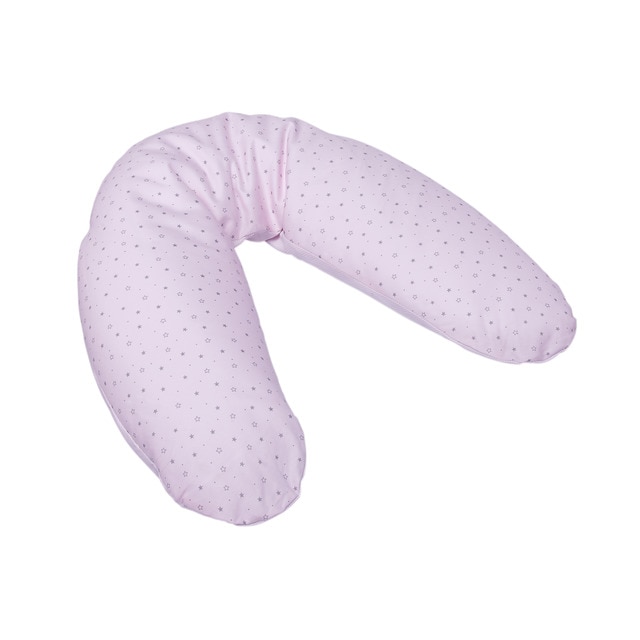 Almohada de Lactancia Cotton Juice Baby Home grande rosa