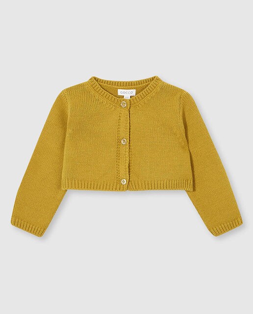 baby girl mustard coat