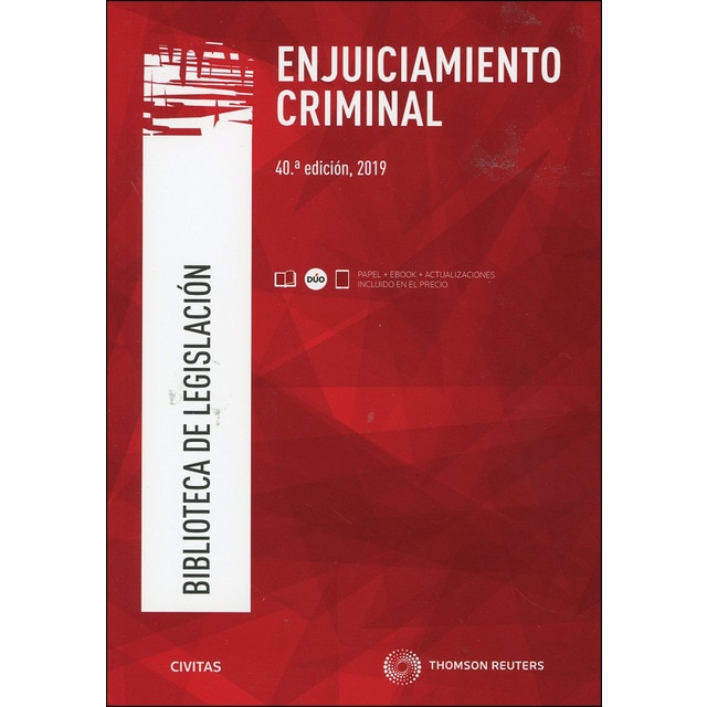 Enjuiciamiento Criminal (Papel + e-book)