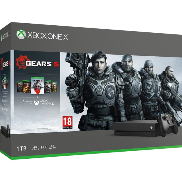Xbox One X Gears Family Bundle