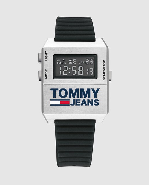 Reloj de hombre Tommy Jeans 1791672 digital de silicona negro · Tommy