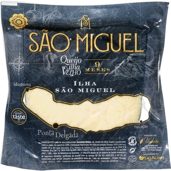 Queijo da Ilha Velho 9 Meses embalagem 300 g