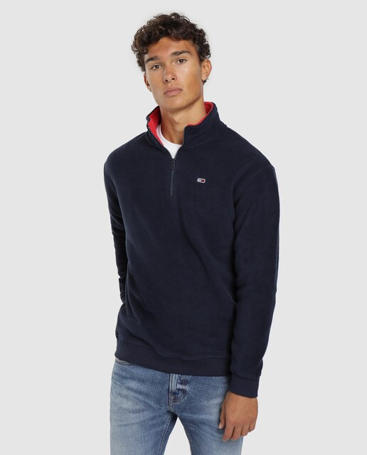 tommy jeans fleece sweatshirt