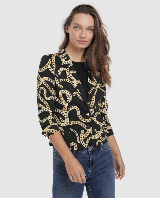 Freequent - Blazers Estampado De Mujer