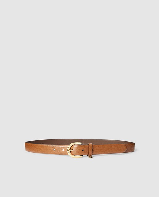 ladies thin leather belts