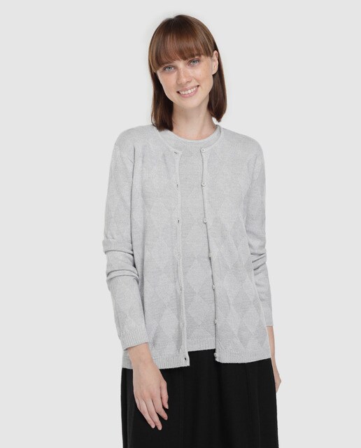 Escorpion - Twin Set De Mujer Con Punto De Rombos, precio y características  - Shoptize