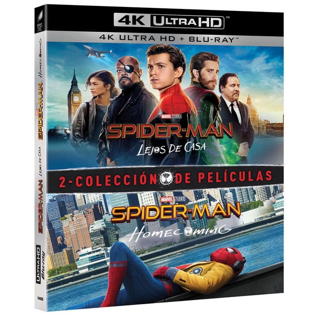 Pack Spider-man: Homecoming + Lejos de casa (4K Ultra HD + Blu-Ray).