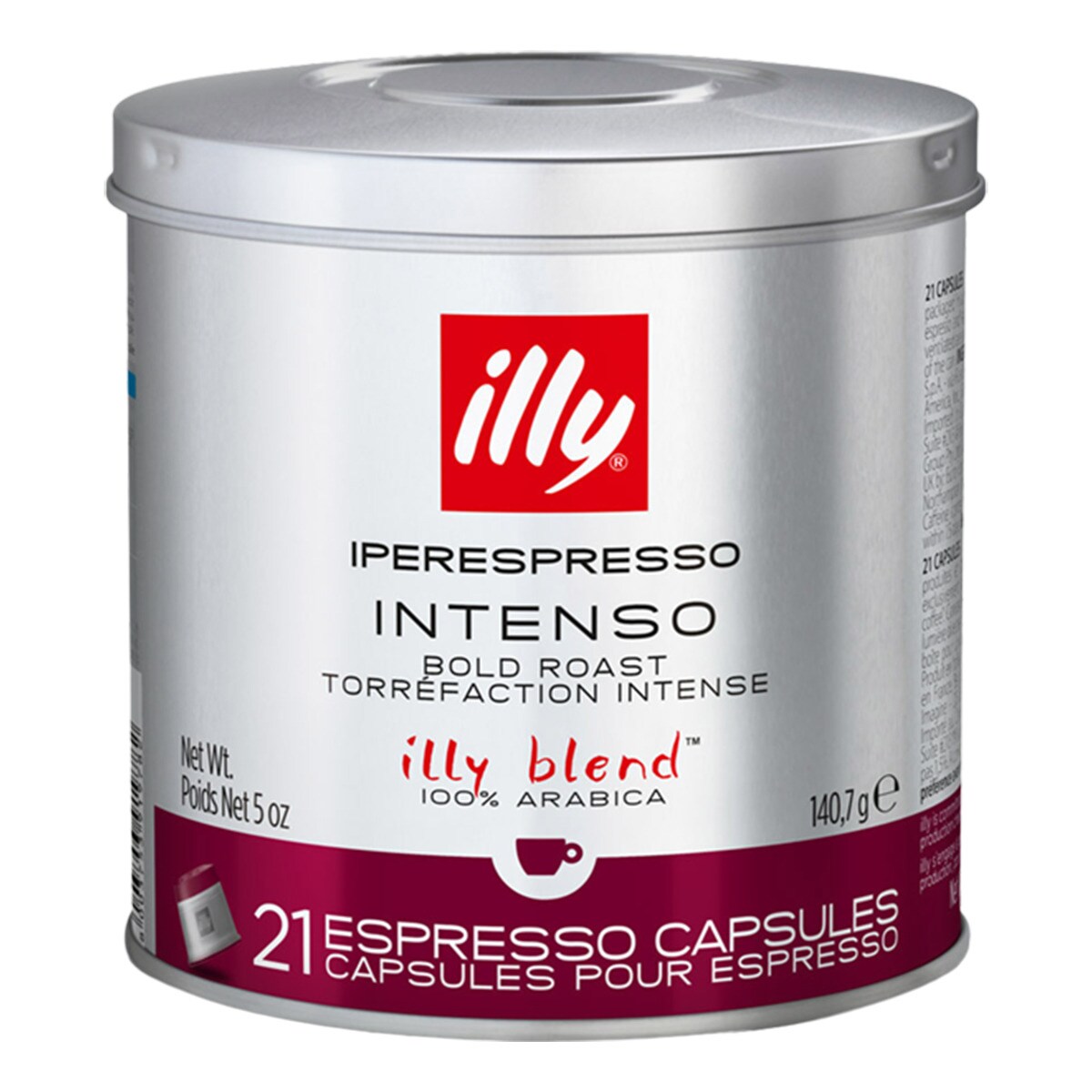 Illy Iperespresso 100% Arabica blend intense roast coffee, 21 capsules