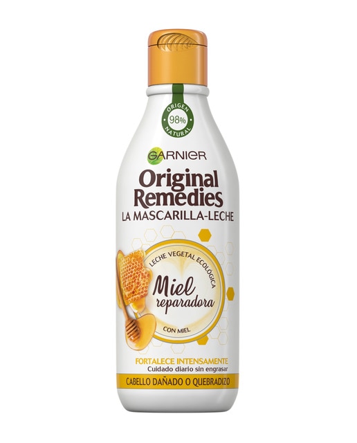 Mascarilla Original Remedies Leche Miel disciplinante Garnier