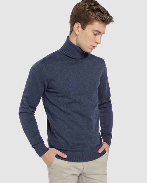 camiseta cuello alto hombre zara
