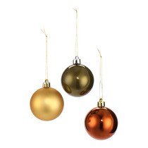 Pack 30 bolas oro y verde Navidad El Corte Inglés