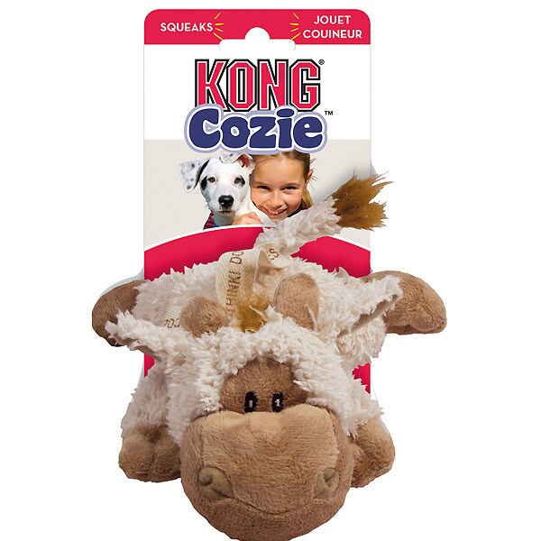 Cozie plush dog toy measures 30 cm assorted models 1 each