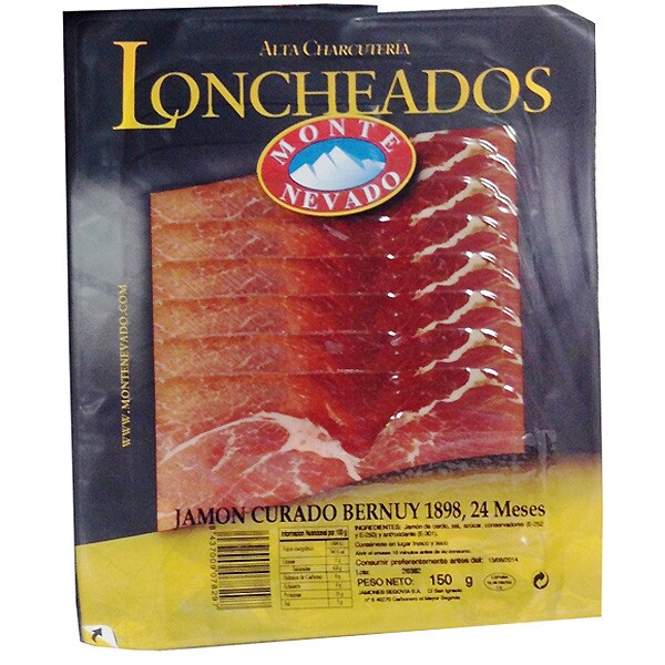 Bernuy sliced cured ham, cured for 24 months container 150 g · MONTE NEVADO · Supermercado El