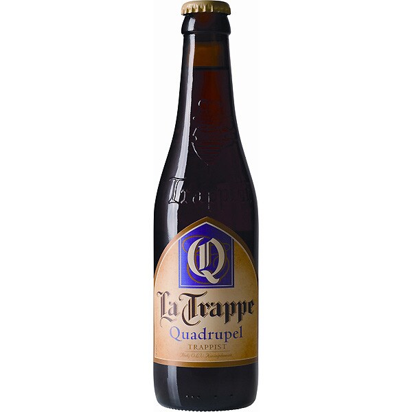 LA TRAPPE cerveza tostada tipo Quadrupel Trappist holandesa botella 33 cl