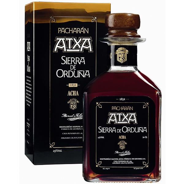 Schlehenlikör Pacharán Sierra de Orduña Flasche 70 cl