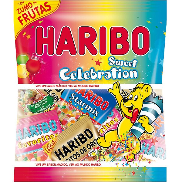 Sweet Celebration selection of fruit juice sweets 400 g · HARIBO