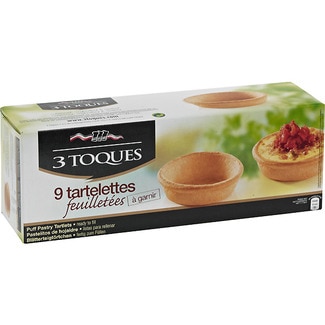 3 TOQUES Tartelette 9 Stück Karton 112 g