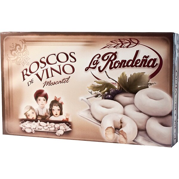 LA RONDEÑA roscos de vino moscatel estuche 600 g