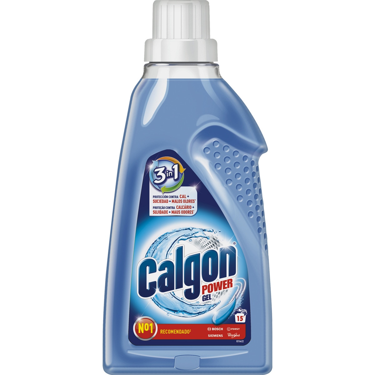 Gel limescale cleaner for washing machines bottle 750 ml · CALGON