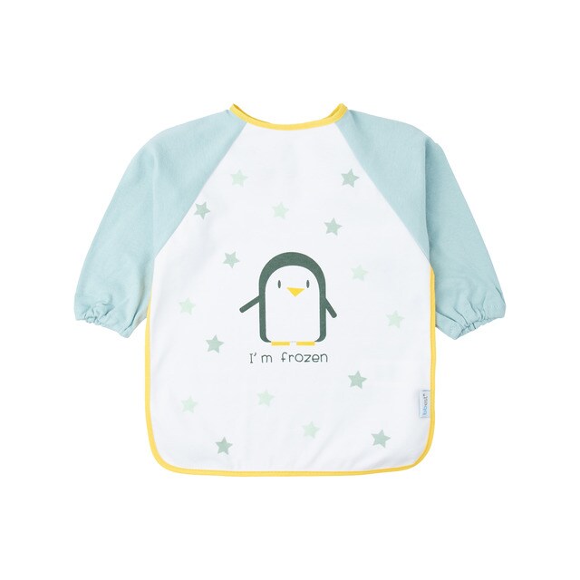 plastic bib with sleeves