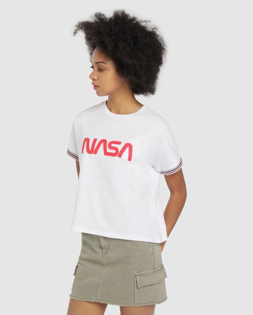 camiseta nasa mujer