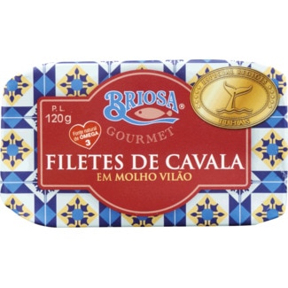 Briosa Filete de Cavala em Molho Vilão lata 120 g