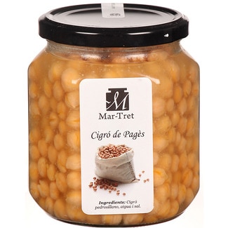 MAR-TRET Gekochte Payés-Kichererbsen Flacon 500 g