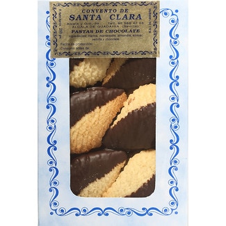 SANTA CLARA Chocolate covered biscuits convent sweets box 250 g