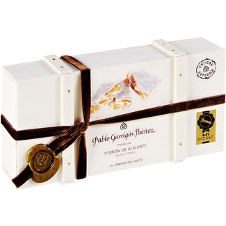 PABLO GARRIGOS IBAÑEZ Premium turrón de Alicante en dos tortas caja 300 g