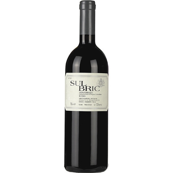 Monferrato red wine from Italy bottle 75 cl