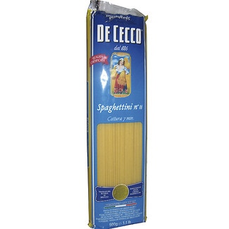 DE CECCO Spaghettini Tasche 500 g
