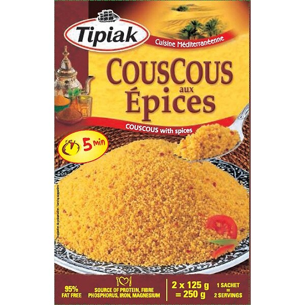 Buy couscous with spices packet 250 g · TIPIAK · Supermercado El Corte ...