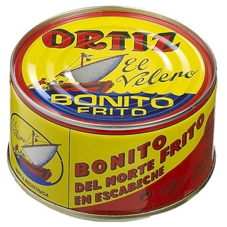 ORTIZ fried Biscay skipjack tuna in marinade tin 260 drained weight g