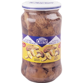 CARNE rovellons en trozos frasco 180 g neto escurrido