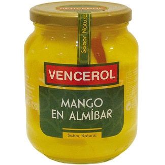 VENCEROL mango in syrup flask 400 drained weight g