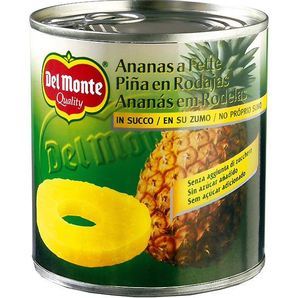 piña en rodajas en su jugo lata 432 g · DEL MONTE · Supermercado El ...