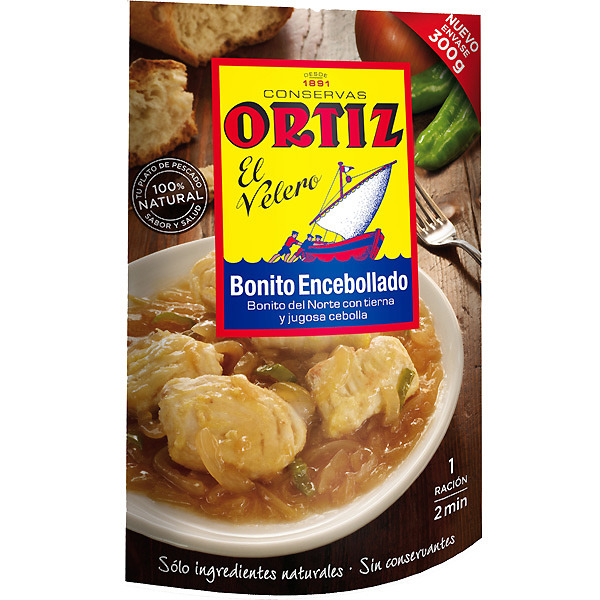 bonito del norte encebollado sobre 300 g