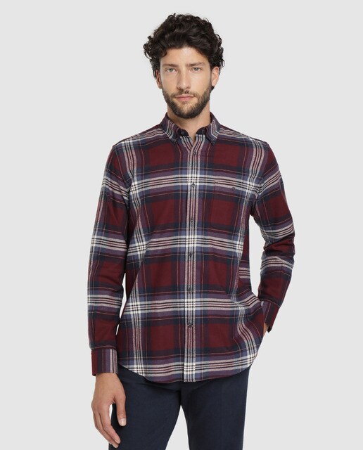 camisas de franela hombre