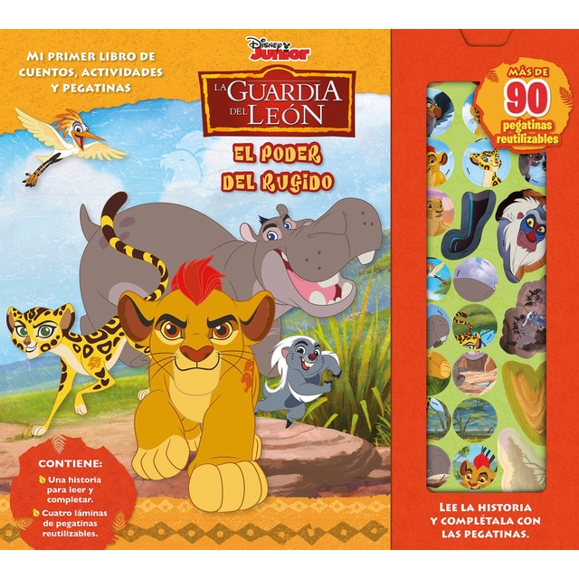 La guardia del león. El poder del rugido: Mi primer libro de cuentos, actividades y pegatinas