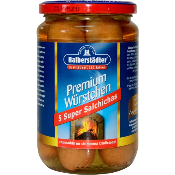 Salsichas Premium frasco 400 g