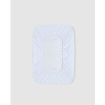 Quilted protective cover for mini cot (50 x 80 cm). Cotton Juice Baby Home white