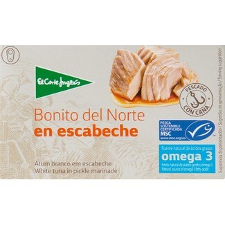 El Corte Inglés Atum Branco em Escabeche lata 73 g