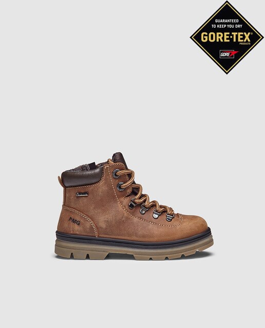 Botas de menino Primigi castanho-claro com Gore-Tex