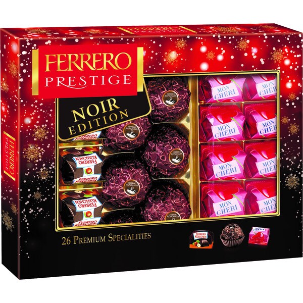 Noir bombones surtidos de chocolate negro estuche 262 g · FERRERO