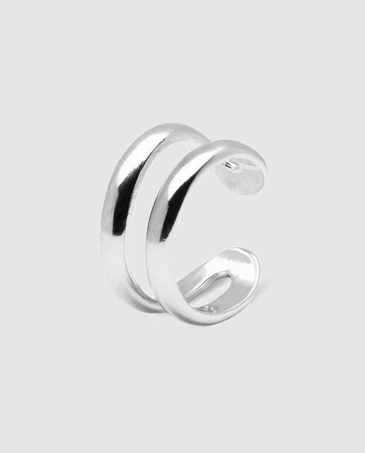 ear cuff plata el corte ingl�s