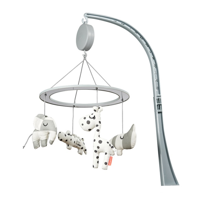 Carrusel Musical para Cuna Done by Deer con espejo gris