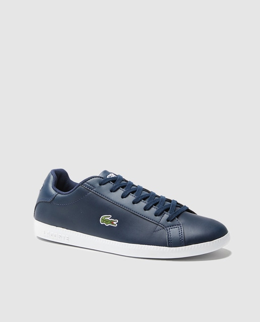 lacoste blue trainers mens