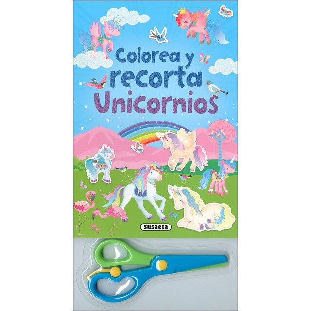 Colorea Y Recorta Unicornios