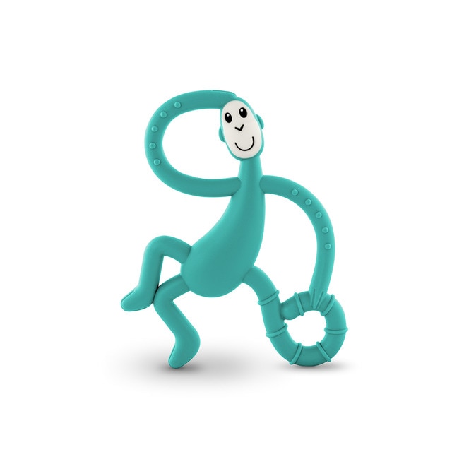 Mordedor Matchstick Monkey Dancing Monkey de silicona verde